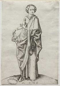 愚かな処女の四人目 作： Martin Schongauer