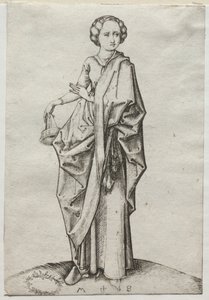 愚かな処女の4番目。 作： Martin Schongauer