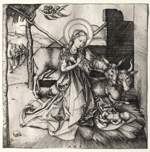 キリストの生涯：降誕 作： Martin Schongauer