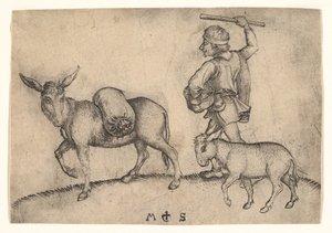 ミラー、ca。 1435-1491。 作： Martin Schongauer
