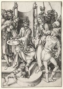 情熱：ピラトの前のキリスト 作： Martin Schongauer