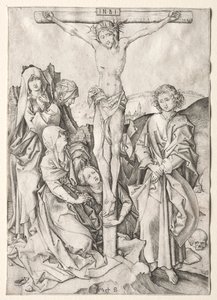 情熱：十字架上のキリスト。 作： Martin Schongauer