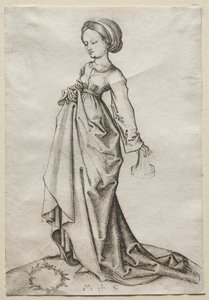 愚かな処女の二番目 作： Martin Schongauer