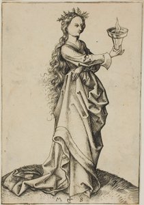 第三の賢処女 作： Martin Schongauer