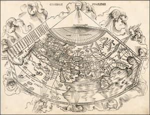 マルティン・ヴァルトゼーミュラーによる1513年プトレマイオス朝世界地図 作： マーティン・ヴァルトゼーミュラー