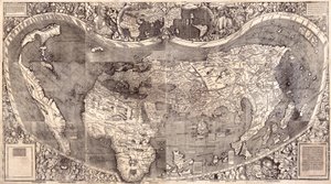 世界の地図 作： Martin Waldseemuller