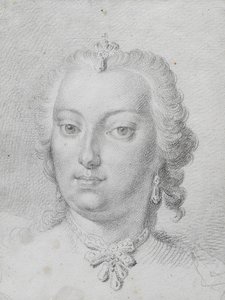 マルティン・ファン・メイテンのマリア・テレジア 1741年のデッサン