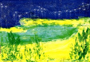 湖の上の星空 作： Martina Konitzky