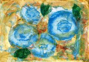 冬のブルーベリーのある静物 作： Martina Konitzky