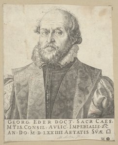 ゲオルク・エーデルの肖像 作： Martino Rota