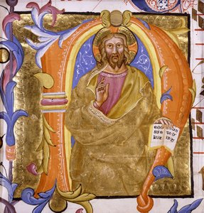 世界の光としてのキリスト、1400年頃 作： Martino de Bartolomeo