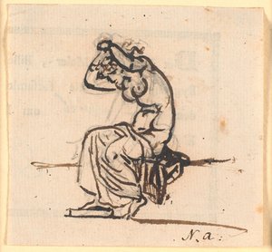 手書きメモ付き年鑑 1848 作： Martinus Rørbye