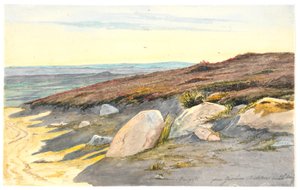 1833 年 5 月 22 日、Vendsyssel の Gærum の丘から 作： Martinus Rørbye