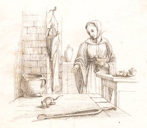 Heyさんの「半百童話」の挿絵です。 作： Martinus Rørbye