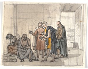 ヨブとその友達 作： Martinus Rørbye