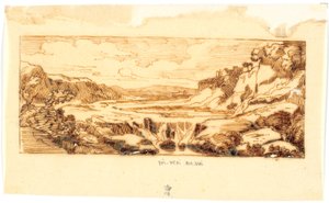 風景 作： Martinus Rørbye
