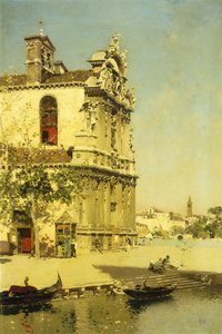 ヴェネツィアの眺め 作： Martín Rico y Ortega