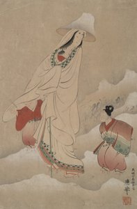静御前とその子どもたち 作： 丸山応挙