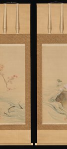 夏から秋にかけての鮎、1785年。