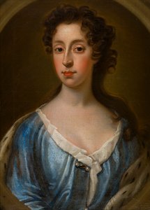 アン・グレンヴィルの肖像、キングストン伯爵夫人（1632/3-1699）、1653-99年頃（キャンバスに油彩） 作： Mary (follower of) Beale
