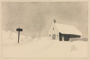 バーモント州の暴風雪 作： Mary Altha Nims