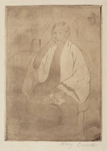 芸術家の母の肖像 作： Mary Cassatt
