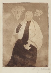 芸術家の母の肖像