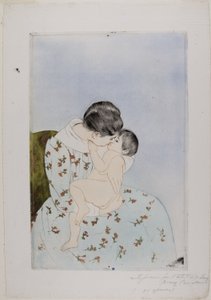 お風呂の後 作： Mary Cassatt