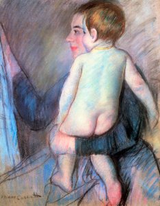 窓際、1889年。 作： Mary Cassatt