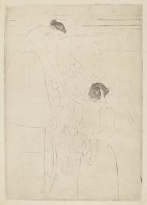 果物を集める、c。 1893年。 作： Mary Cassatt