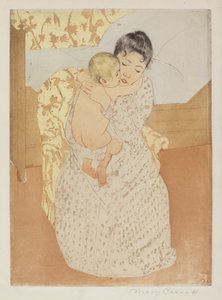 マターナル・カレス、1891年頃。 作： Mary Cassatt