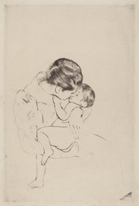 母のキス 作： Mary Cassatt