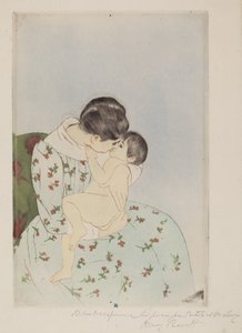 母のキス 作： Mary Cassatt