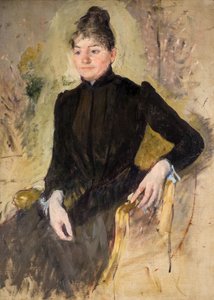 ある女性の肖像」1881-83年 作： Mary Cassatt