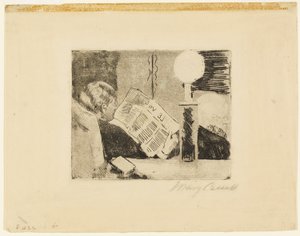 新聞を読む その２ 作： Mary Cassatt