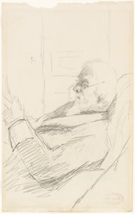 芸術家の父の朗読 作： Mary Cassatt