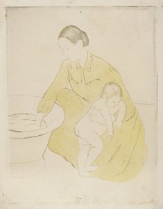 お風呂 作： Mary Cassatt