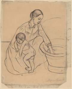 The Bath [直訳] 作： Mary Cassatt