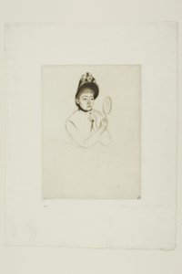 ボンネット 作： Mary Cassatt