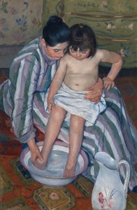 子供の風呂 作： Mary Cassatt