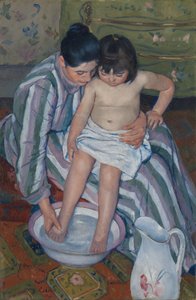 子供のお風呂 作： Mary Cassatt