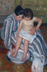 子供の風呂、1893年。