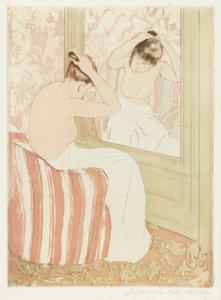 髪形 作： Mary Cassatt