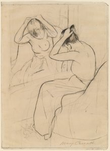 The Coiffure』1891年。 作： Mary Cassatt