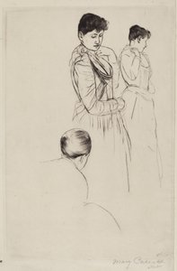 フィッティング 作： Mary Cassatt