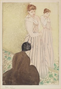 フィッティング 作： Mary Cassatt