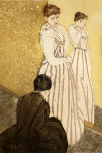 フィッティング、パブ。 1891 作： Mary Cassatt