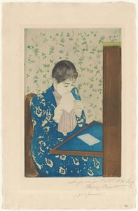 手紙 作： Mary Cassatt