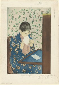 手紙 作： Mary Cassatt