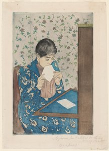 手紙 作： Mary Cassatt